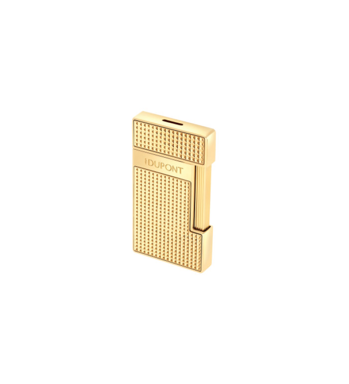 Запалка S.T.Dupont Slimmy Diamond head Gold 28119