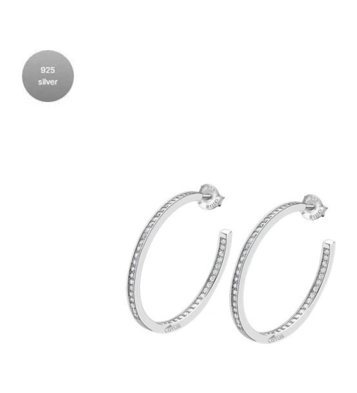 LOTUS SILVER SILVER EARRINGS LP1937-4/2