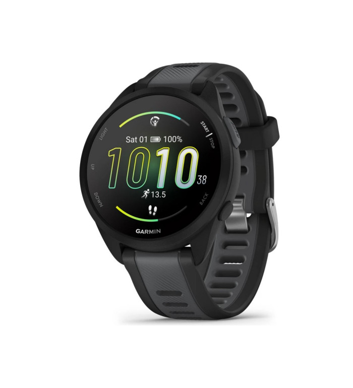 Смарт часовник Garmin Forerunner 165 Black/Slate Grey 43 мм  010-02863-20