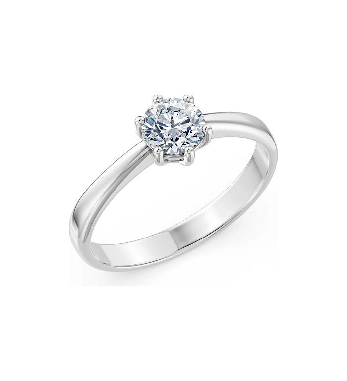 Cara пръстен с диамант 0.70 ct GIA сертификат – ЗЛАТНО БИЖУ 14К K101-10151W(5.7)/14K