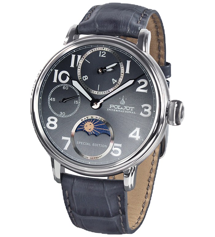 Часовник POLJOT INTERNATIONAL DOUBLETIMER 43MM LIMITED EDITION 300PIECES 9120.2940332