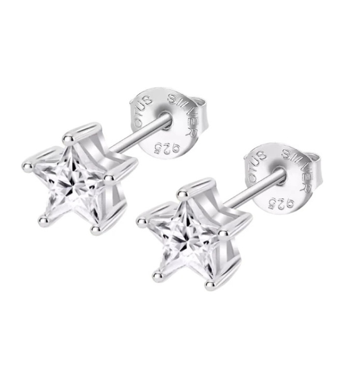 LOTUS SILVER SILVER EARRINGS LP3834-4/1