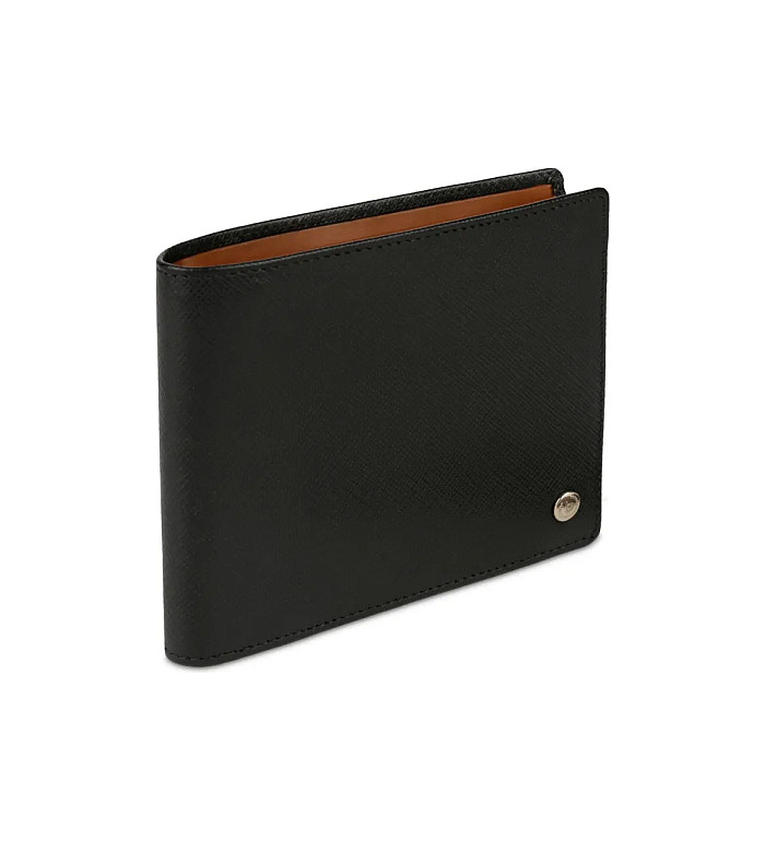 Мъжки портфейл Bugatti - Roccia Flap, хоризонтален, RFID защита, черен