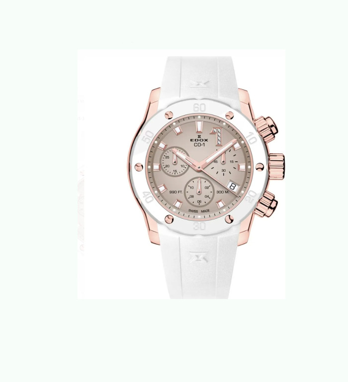 Edox CO-1 Chronolady Quartz 10255 37RBCAB Beidr