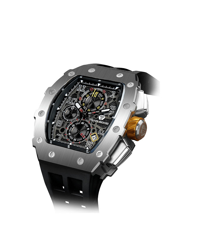 TSAR BOMBA T-Series Silver Black TB8204Q-13