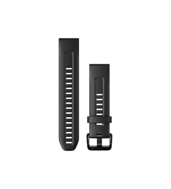GARMIN QuickFit® 20 Черна силоконова каишка (fenix 7S/8S)010-13102-00