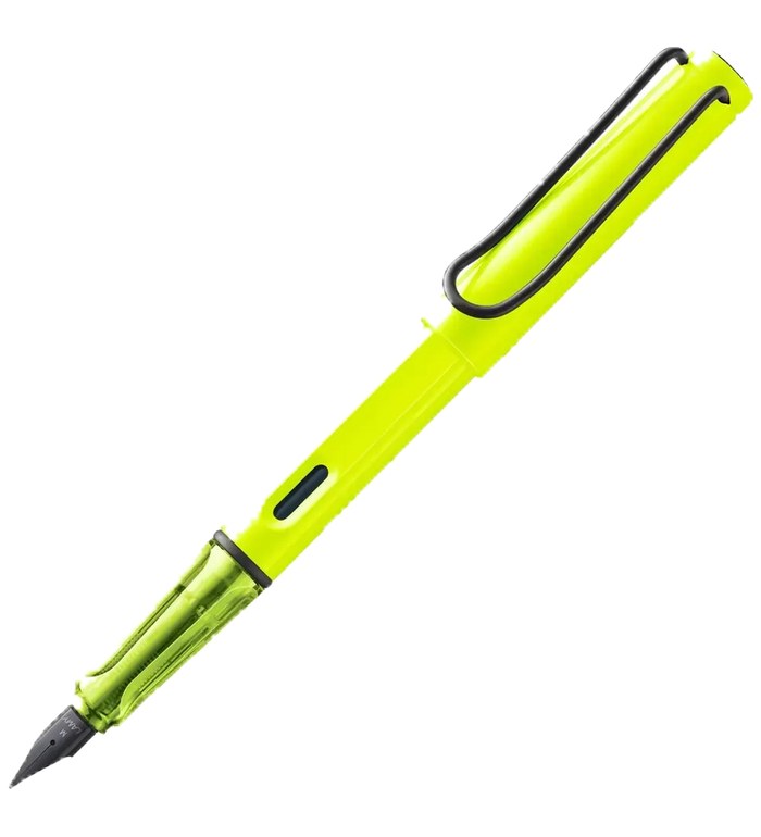 Писалка Lamy Safari - Neon Yellow, F перо