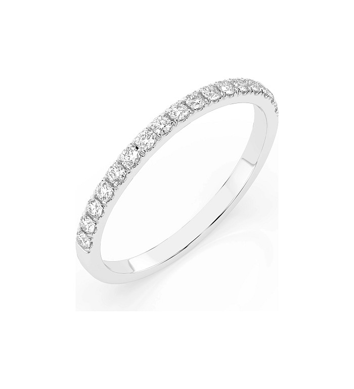 Cara пръстен с диаманти 0.26 ct – ЗЛАТНО БИЖУ 14К K101-10111W/14K