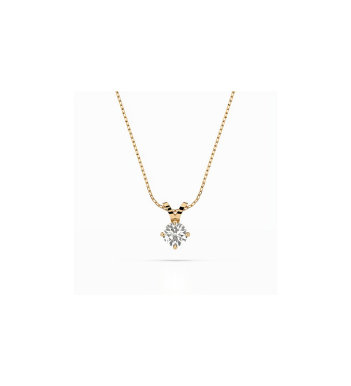 CARA Златно колие с диамант 0,50 ct GIA сертификат K104-10037Y