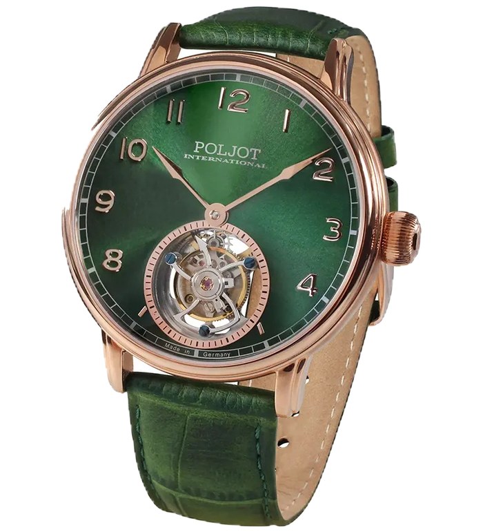 Часовник POLJOT INTERNATIONAL TOURBILLON 3400.XVIII – Limited Edition 30pcs 3400.T-XVIII-GR