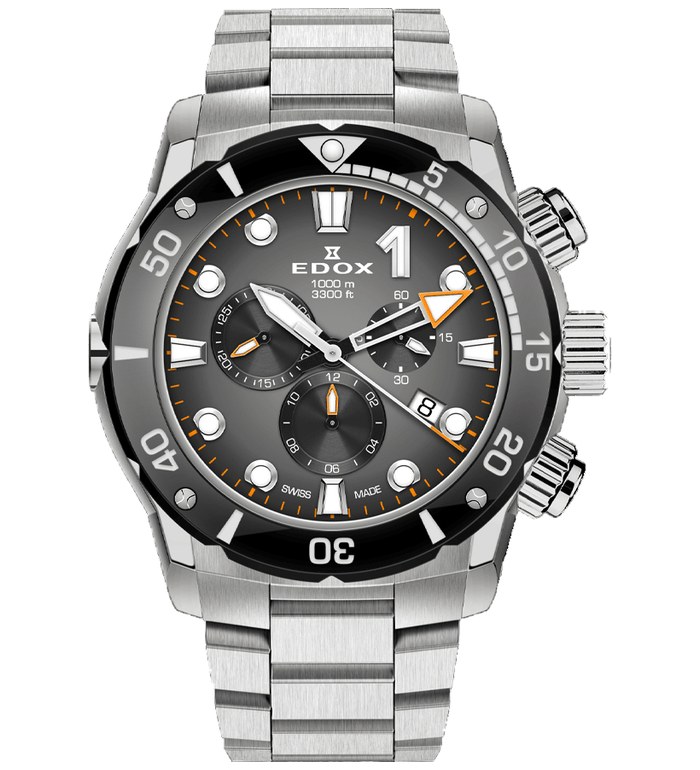 EDOX CO-1 QUARTZ 45MM MEN'S WATCH 10242 TINM GIDNO