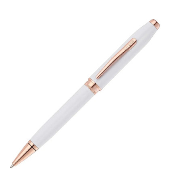 Химикалка Cross Foundry - Pearl White Lacquer with Rose Gold