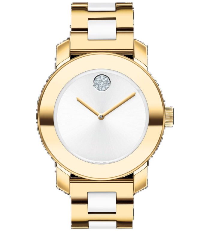 MOVADO BOLD EVOLUTION CERAMIC QUARTZ 36MM LADIES WATCH 3600892