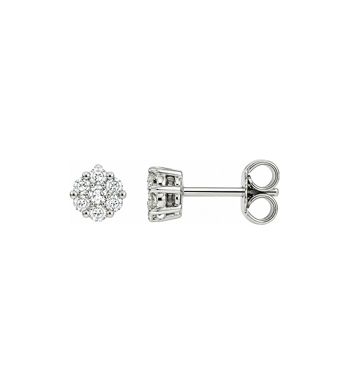 Cara Diamanti gold earrings with diamonds BB0235W/0.32ctsSI/H