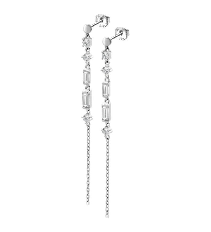 LOTUS SILVER SILVER EARRINGS LP3664-4/1