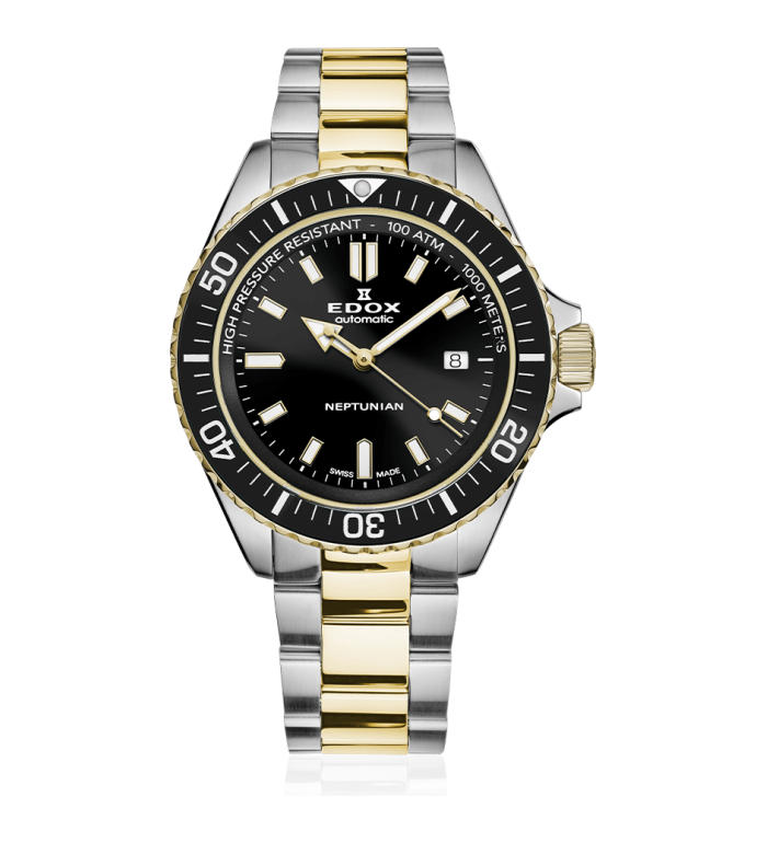 EDOX NEPTUNIAN AUTOMATIC 44MM MEN'S WATCH  80120 357JM NID