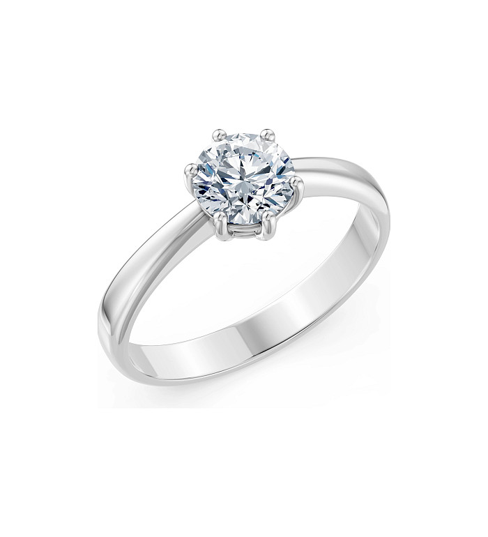 Cara пръстен с диамант 1.00 ct GIA сертификат – ЗЛАТНО БИЖУ 14К K101-10151W(6.5)/14K