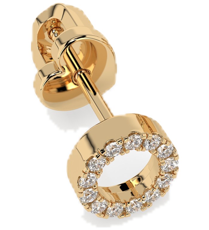 CARA DIAMANTI Златни обеци с диаманти K102-10055Y