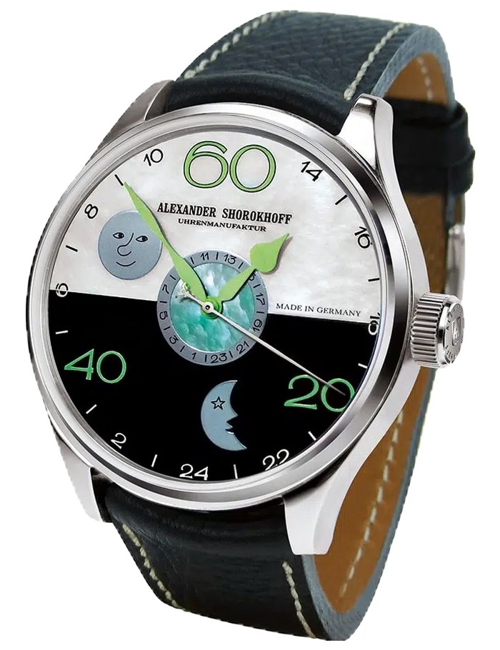 Часовник ALEXANDER SHOROKHOFF DAY&NIGHT 43.5MM AS.DN01