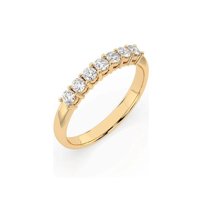 Cara пръстен с диаманти 0.42 ct – ЗЛАТНО БИЖУ 14К K101-10098Y(2.5)/14K