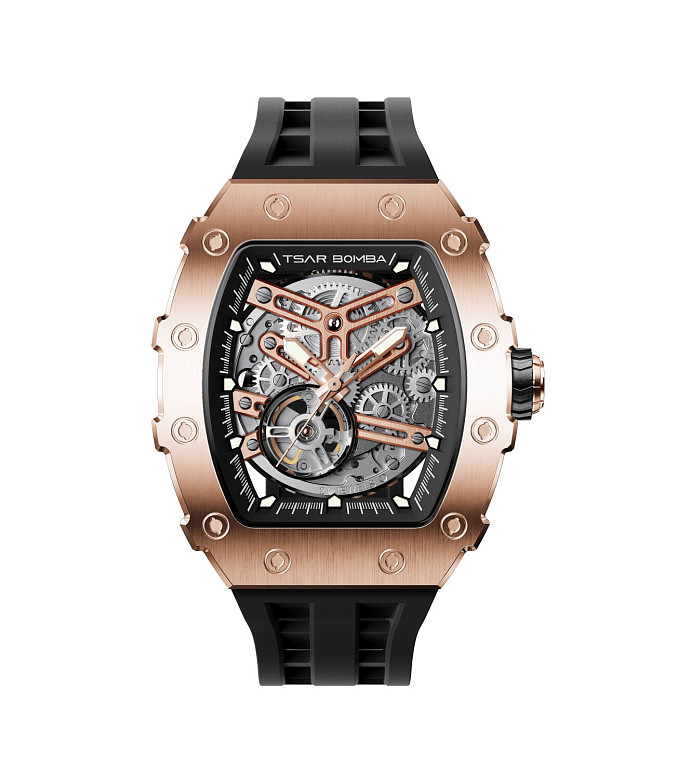 TSAR BOMBA Black Gold Emperor Automatic JYTB8208AG