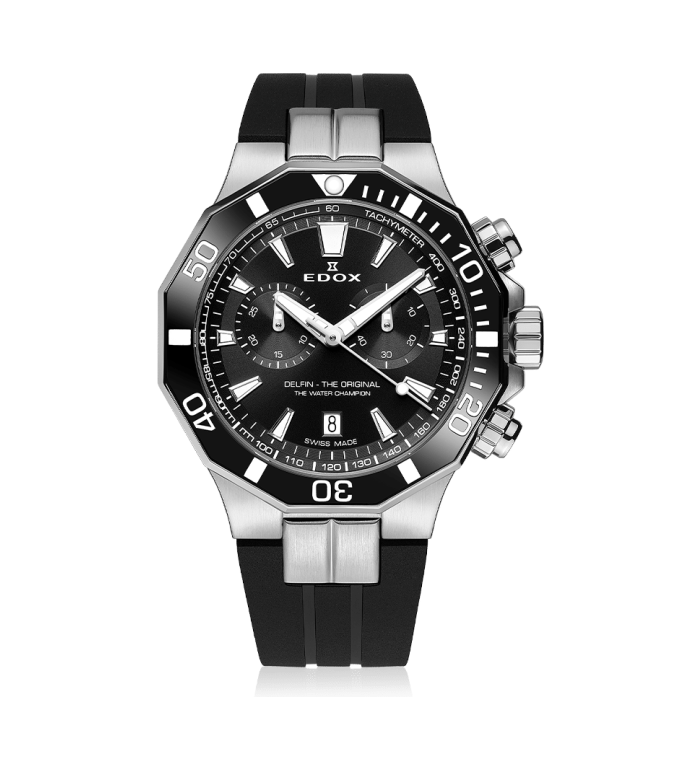 EDOX DELFIN CHRONOGRAPH QUARTZ 43MM MEN'S WATCH 10112 3NCA NIN