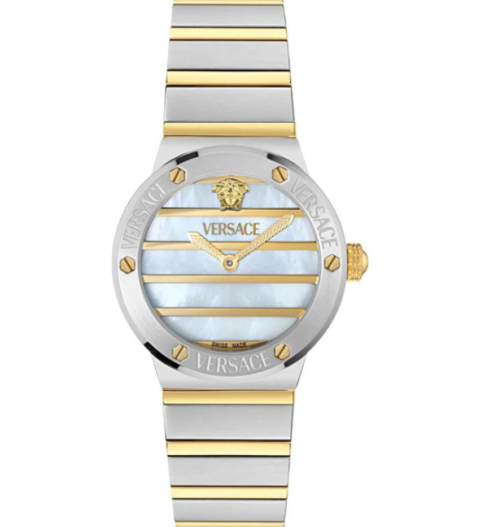 VERSACE GRECA LOGO PEARL 33MM VE0S00325