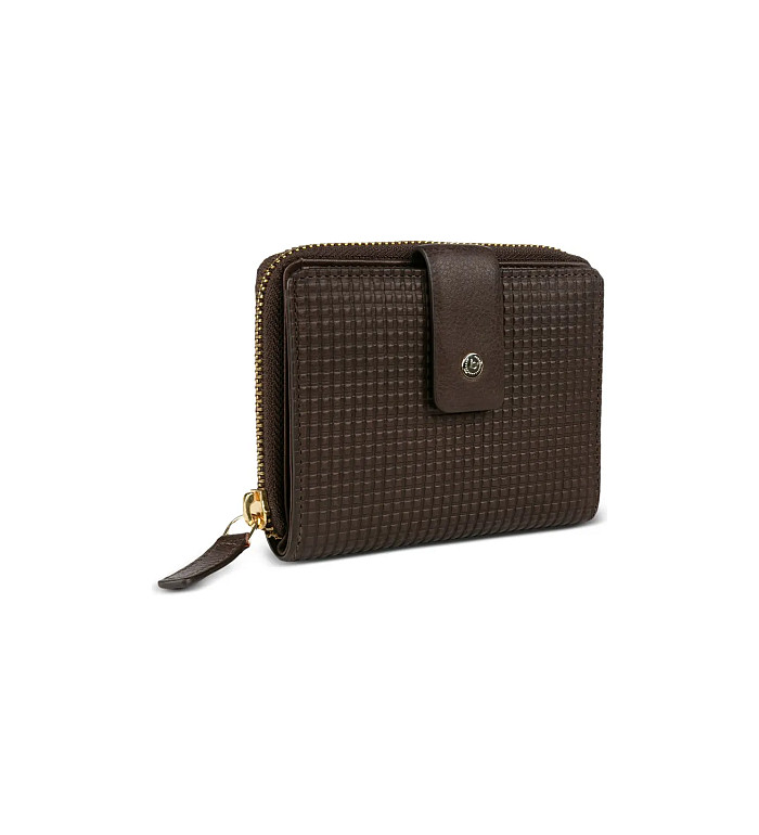 Дамски портфейл Bugatti - Noemi S, RFID защита, тъмнокафяв