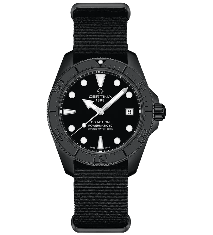 CERTINA DS ACTION DIVER 38MM POWERMATIC 80 C048.807.38.051.00