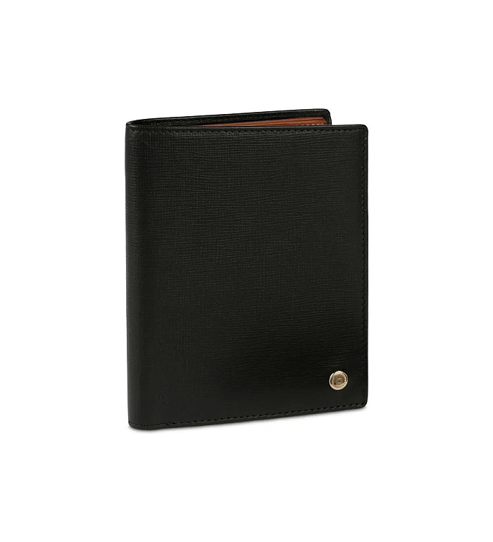Мъжки портфейл Bugatti - Roccia Upright with Flap, RFID защита, черен