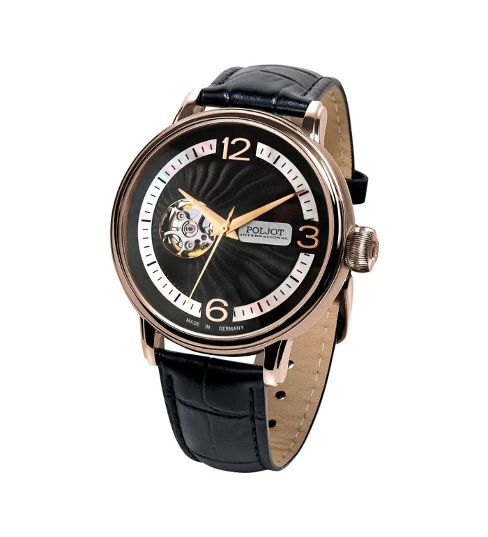 Часовник POLJOT INTERNATIONAL Jaros Open Heart 42MM LIMITED EDITION 100PCS 38NH.4286813