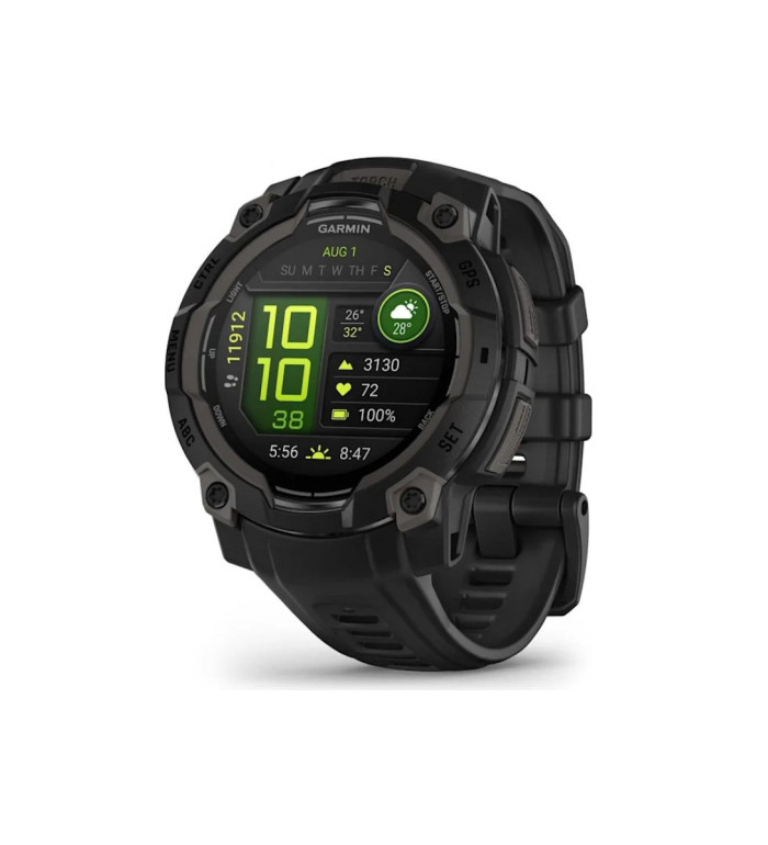 GARMIN INSTINCT 3 AMOLED 45ММ BLACK С BLACK КАИШКА 010-02936-00