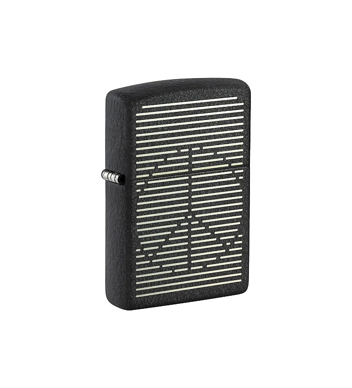Запалка Zippo - Black Crackle™ Peace Blind Design