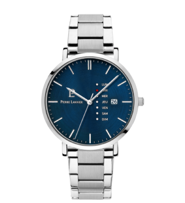 PIERRE LANNIER DATA 42MM MEN'S WATCH 242D161