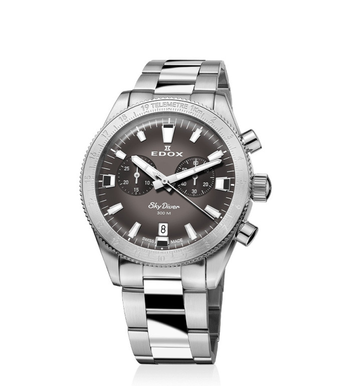 Edox Skydiver Chronograph Quartz Limited Edition 10116 3 Gridn