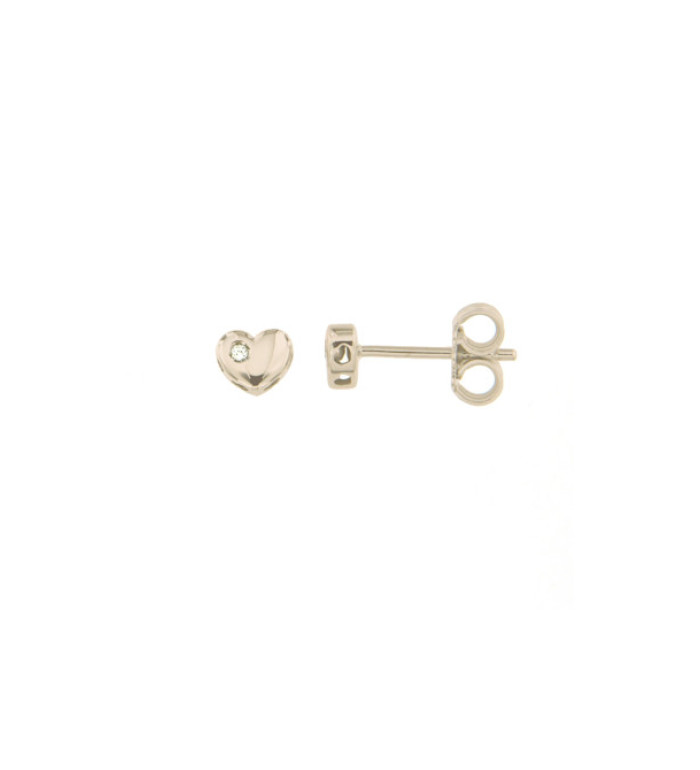 CARA DIAMANTI Златни обеци с диаманти BB0462R/0.01Ct SI/H