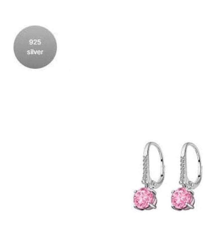LOTUS SILVER CHARMING LADY SILVER EARRINGS LP2005-4/C