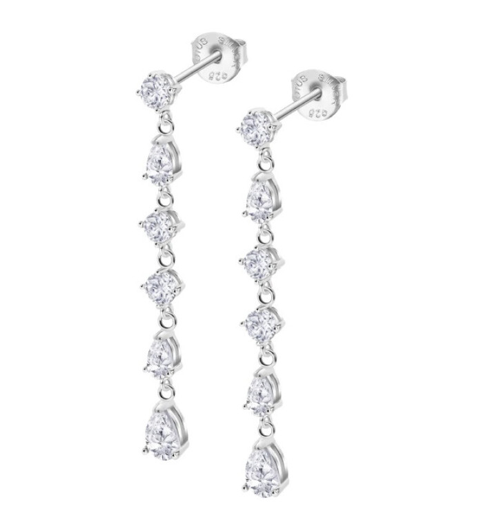 LOTUS SILVER SILVER EARRINGS LP3622-4/1