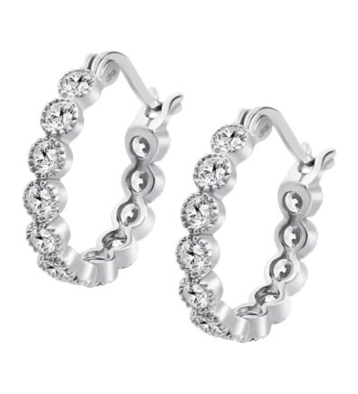 LOTUS SILVER SILVER EARRINGS LP3561-4/1