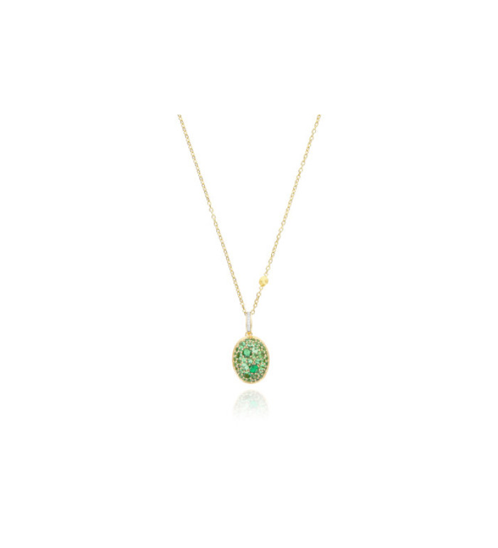 NANIS BOULES КОЛИЕ ЦАВОРИТ / ДИАМАНТИ PS36-609