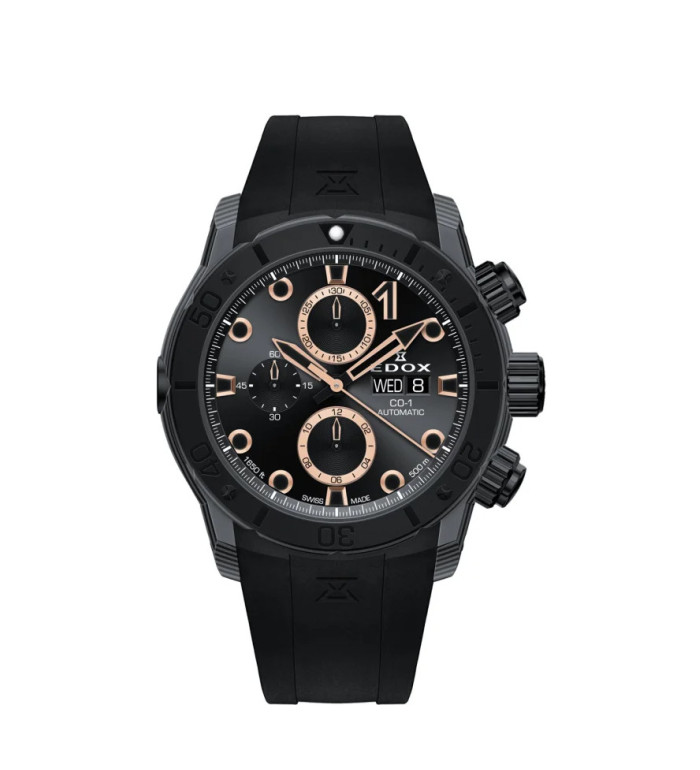 Edox CO 1 Carbon Chronograph Automatic 01125 CCN NR
