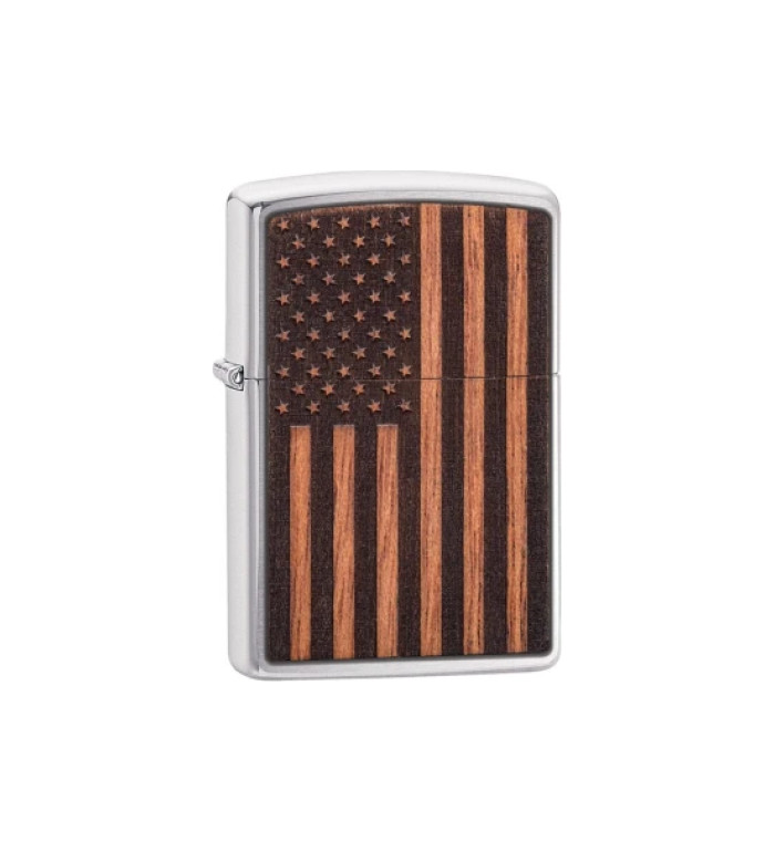 Запалка Zippo - Woodchuck USA American Flag