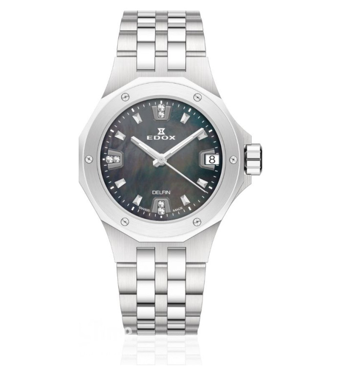 EDOX DELFIN THE ORIGINAL DATE LADY 33 ММ 53100-3M-NANND