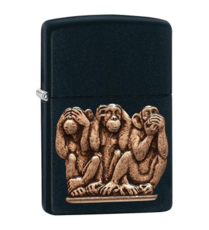 Запалка Zippo Three Monkeys