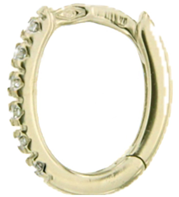 CARA DIAMANTI Златни обеци с диаманти BB407Y/0.12ctsSI/H