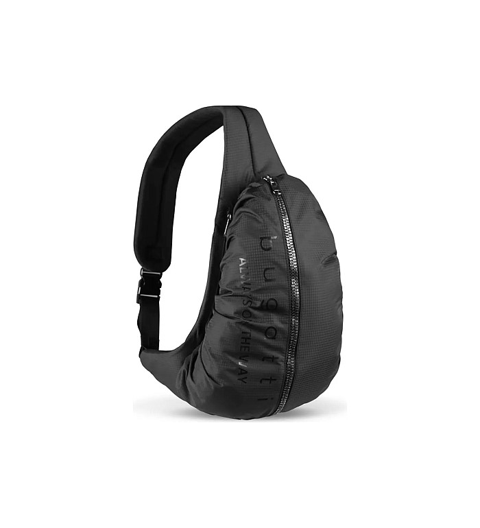 Раница Bugatti - Letter's Crossbody Backpack, черна