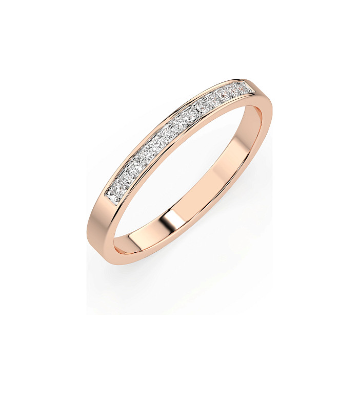 Cara пръстен с диаманти 0.04+0.07 ct – ЗЛАТНО БИЖУ 14К K101-10065R/14K