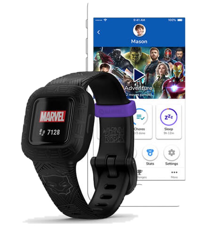GARMIN VÍVOFIT® JR. 3 MARVEL-BLACK PANTHER 010-02441-10