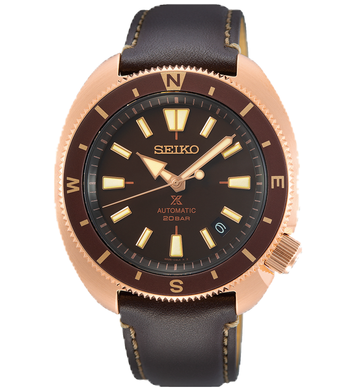 SEIKO PROSPEX TORTOISE AUTOMATIC 42.4 MM MEN'S WATCH SRPG18K1