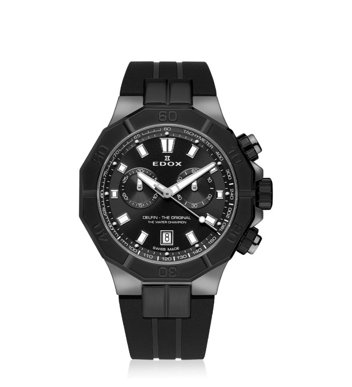 Edox Delfin Chronograph Quartz 10113 37GNCA Ngin